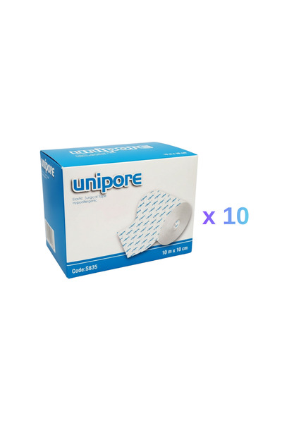 Unipore Hipoalerjenik Elastik Flaster (10m x 10cm) 10'lu Paket