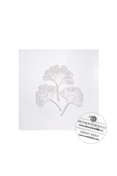 Decoratiuni Dulci Ginkgo biloba leaf embossing machine