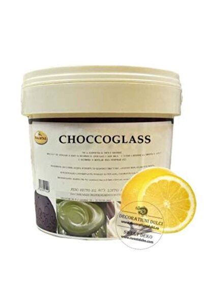 Decoratiuni Dulci Glazura si crema la cald cu lamaie, Chocoglass Limone Dulci...