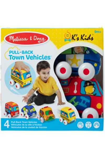 Melissa & Doug Pull Back Vehicle Set for Kids