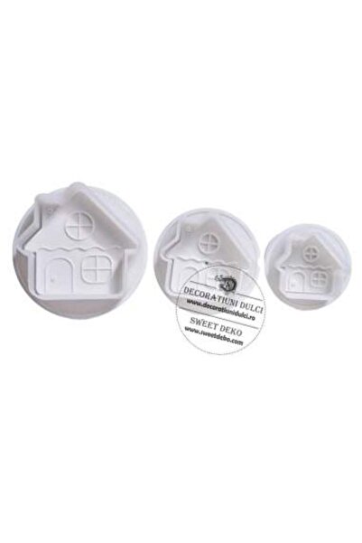 Decoratiuni Dulci Decupatoare casuta (3buc/set)