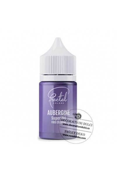 Decoratiuni Dulci Липоразтворим оцветител mov, SuperOil Aubergine Fractal