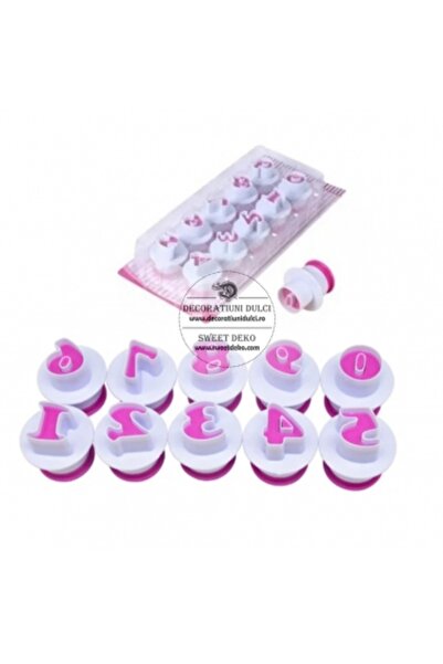Decoratiuni Dulci Number cutters 2.8cm