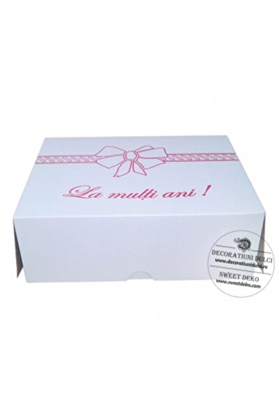 Decoratiuni Dulci Cutie dreptunghiulara mare fara maner - 35x45 cm