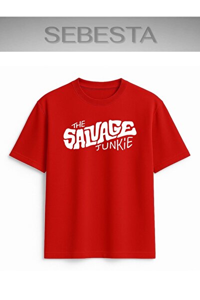 Sebesta Fashion The Salvage  Printed Premium Oversize T-Shirt