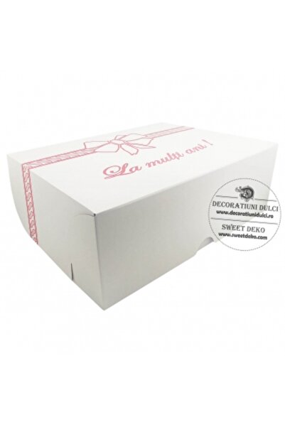 Decoratiuni Dulci Large rectangular box without handle - 41x51 cm