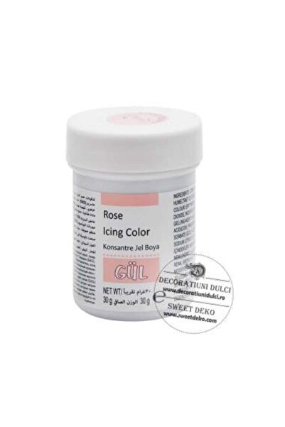 Decoratiuni Dulci Colorant alimentar gel rose, Dr Gusto Rose 30g