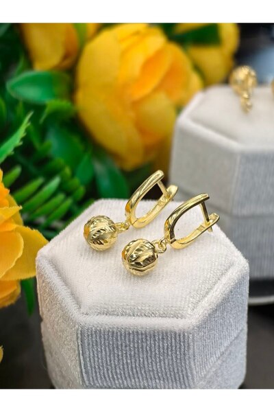 argint 925 14k gold plated earrings