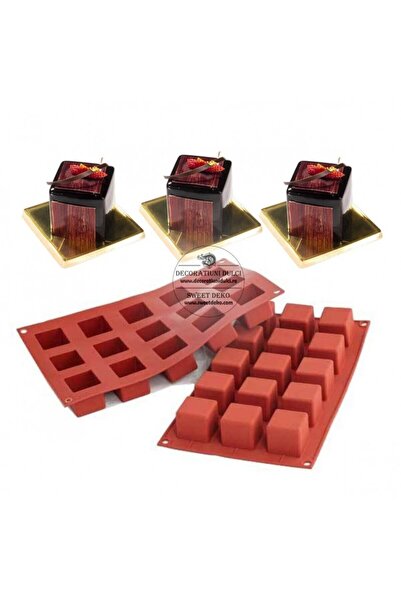 Decoratiuni Dulci Matrita cube n.15, SF105 de la Silikomart