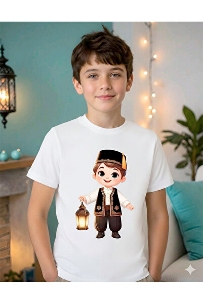 STİL-X ΠΑΙΔΙΚΟ ΜΠΛΟΥΖΑΚΙ ΑΓΟΡΙΩΝ ΜΕ ΣΤΑΜΠΑ ΡΑΜΑΖΑΝ ΜΠΑΓΙΡΑΜ, 100% ΒΑΜΒΑΚΙ