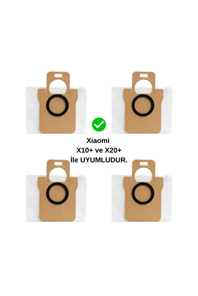 Asgard Grup Sac de praf compatibil cu aspiratorul robot X10/X10+/X20+/X20Pro/...