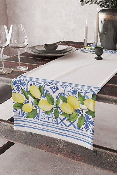 AYSHOME Ays Home Ράνερ με σχέδιο λεμόνι