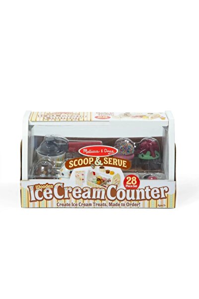 SPIN MASTERR Melissa And Doug Wooden Ice Cream Counter Playset