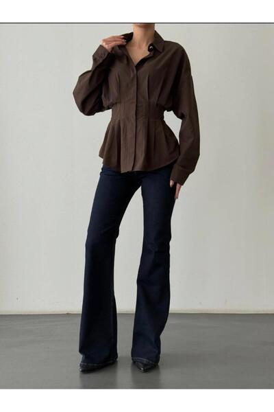 Quzu BÜZGÜ DETAYLI GÖMLEK