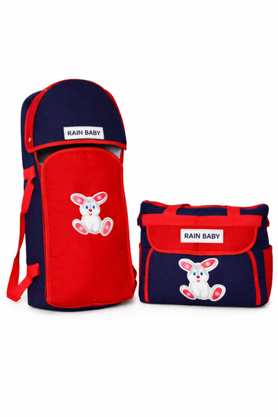 Rain Baby Mother and Baby Care Bag 2 Piece Set with Cute Rabbit Pattern
