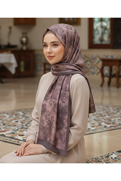 REMOMODA Patterned Batik Model Chiffon Shawl Italian Soft Shawl High Quality
