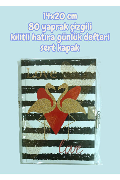 SEYFİKİRTASİYE 14x20 cm 80 sheets lined zip lock memory diary notebook hard c...