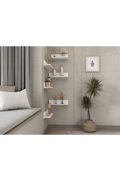 nettrends.net the new trend of shopping 6 Parça Modüler Köşe Kitaplık ve Duva...