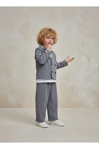 Nazhankids Cotton Viscose Men's 3-Piece Set for Holidays