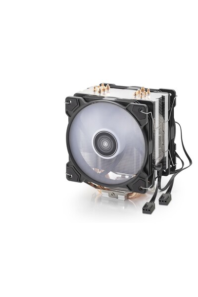 Skygo Ieg ™   Cpu Processor Tower Type Cooler with Dual Fans and 6 Copper Pip...