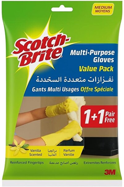 Scotch -Brite All Purpose Gloves Medium Size, 1 pair/pack | Reusable gloves |...