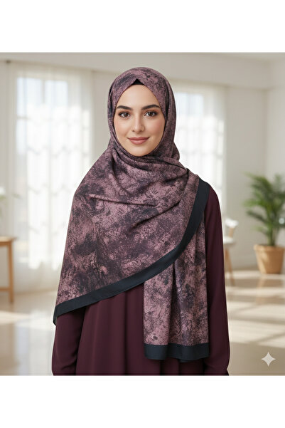 REMOMODA Patterned Batik Model Chiffon Shawl Italian Soft Shawl High Quality