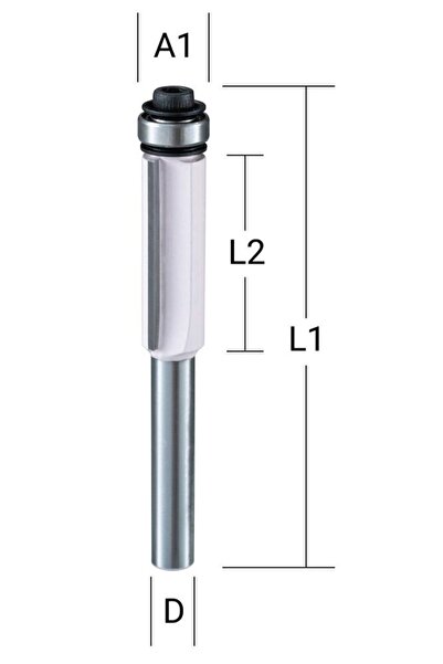 Makita D-47690 - Freze Bıçağı 6x9.5 Mm - D-47690