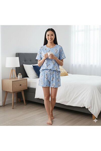 PEMBİŞ HOMEWEAR Set de pantaloni scurți pentru cupluri Koala Kıskol