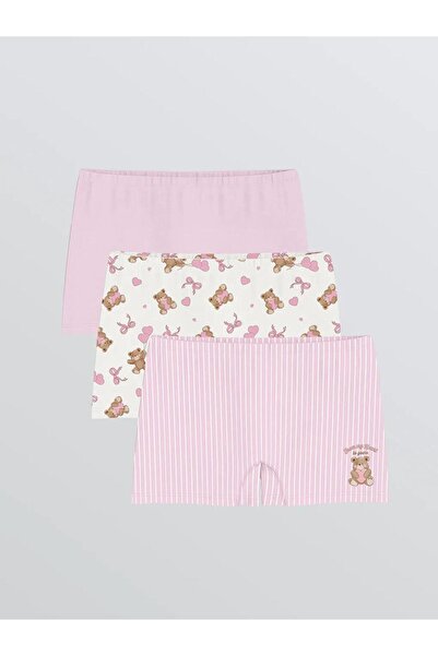 LC Waikiki Εμπριμέ Μπόξερ για Κορίτσια 3 τεμαχίων (S6)