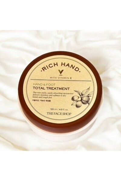 The Face Shop Rich Hand V Hand & Foot Total Treatment 120ml Skin Protective