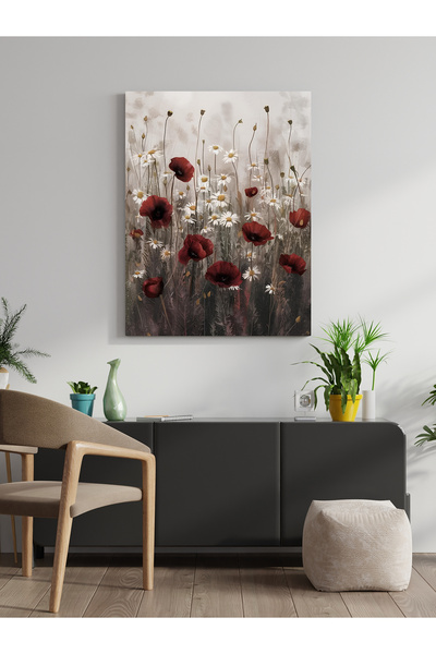 visdora Дейзи и лале Платно за рисуване Декорация за домашен офис и кухня Пла...