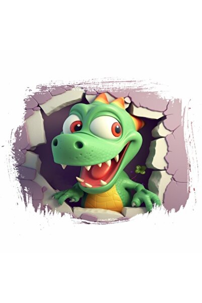 OEM 3D Cute Dinosaur Wall Sticker