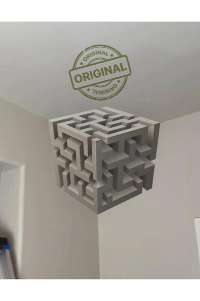 esatoys 3D Corner Wall Sticker Optical Illusion Foil
