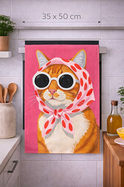 Piloji Modern Cat Kitchen Decoration Towel 35X50 - Special Stylish Home Gift ...
