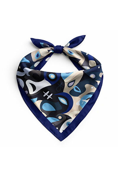 Geometric Pattern Scarf Bandana 50x50cm