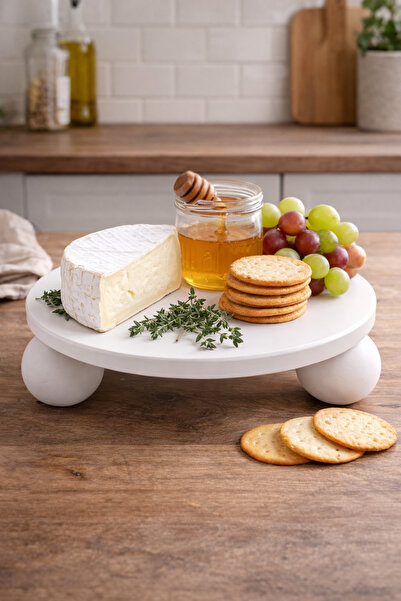 StudioAslanDesign Dekoratif Sunum Tepsisi – Minimal Ayaklı Premium Masa Üstü ...