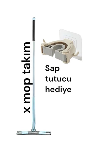 RSC MARKETİM X Mop Kelebek Mop Kendinden Sıkmalı Yeni Nesil Mop 360° Döner Ba...