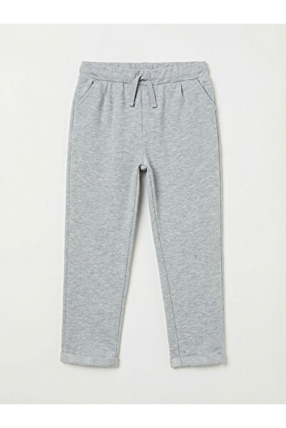 LC Waikiki Rmz Gi̇yi̇m Farkiyla Boys' Sweatpants with Waist Drawstring