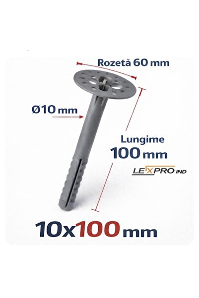 OEM Diblu termositem, cuie din plastic 10x100mm (100 buc)
