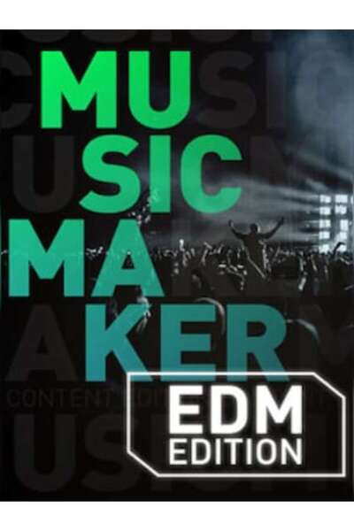 Music Maker EDM Edition (Windows) - 1 PC Süresiz Dijital Kod