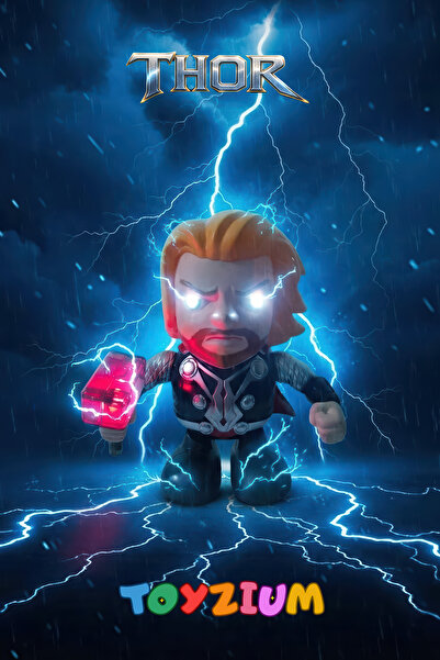 Shem Thor Yıldırım Tanrısı - LED Işıklı Müzikli Hareketli Dans Eden Süper Kah...