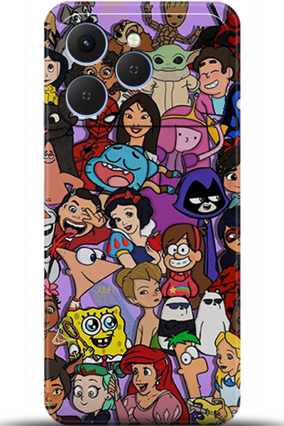 TECNO حافظة سبارك 40 مطبوعة بتقنية HD - أنا عديمة الحماية 5168