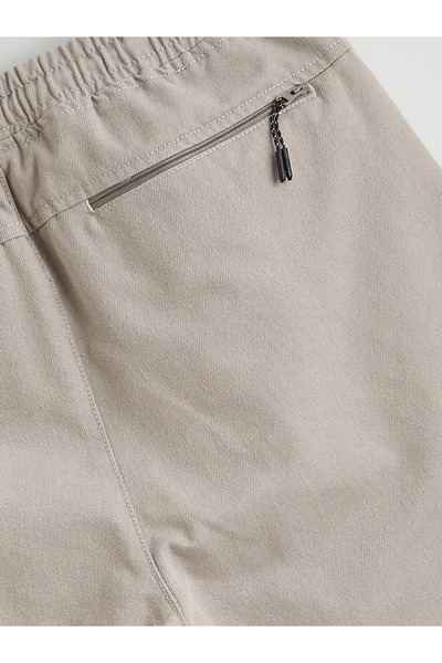LC Waikiki Men's Jogger Pants with Elastic Waist in Beige