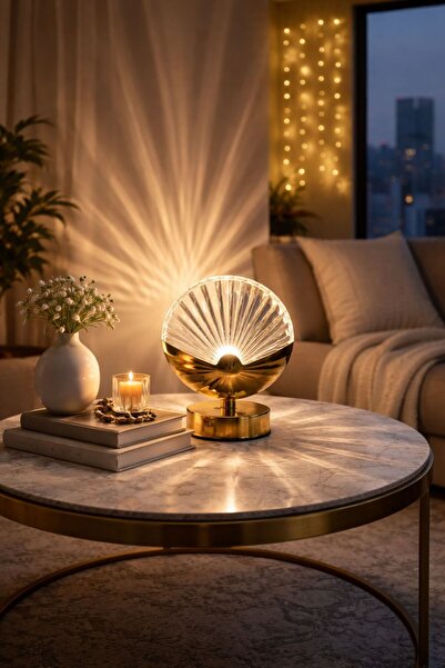 etxShop Kristal Masa Üstü Lamba Lüx Lamba Komidin Süs İstiritye Model Gece La...