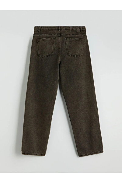 LC Waikiki Brown Ripped Detailed Young Men's Jean Trousers