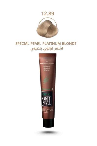 salvatORE Tanino Hair Color, Platinum Pearl Blonde, Shade 12.89