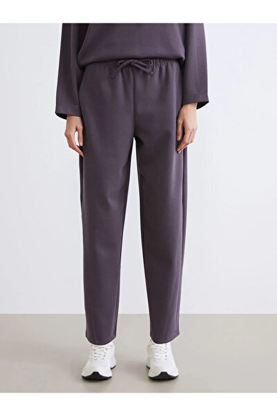 LC Waikiki Purple Elastic Waist Women's Sweatpants