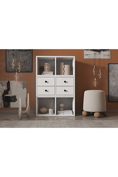 nettrends.net the new trend of shopping Cam Kapaksız Modern Vitrin - Beyaz Sa...