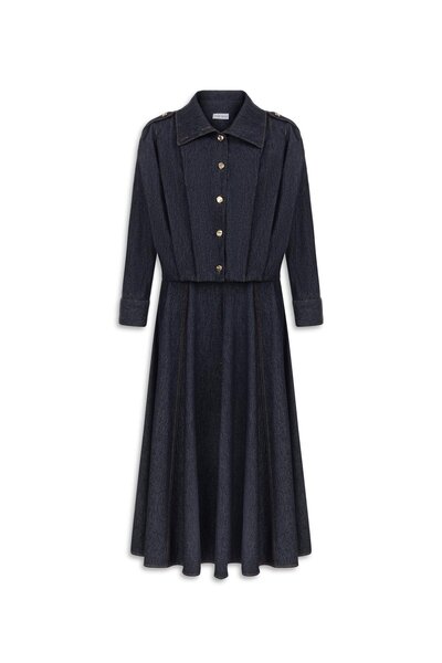 praye Τζιν Εμφάνιση Βαμβάκι Σετ Σκούρο Μπλε