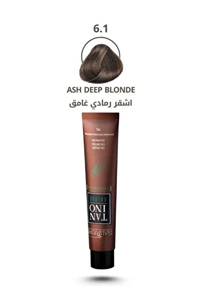salvatORE Tanino hair dye, dark ash blonde, shade 6.1